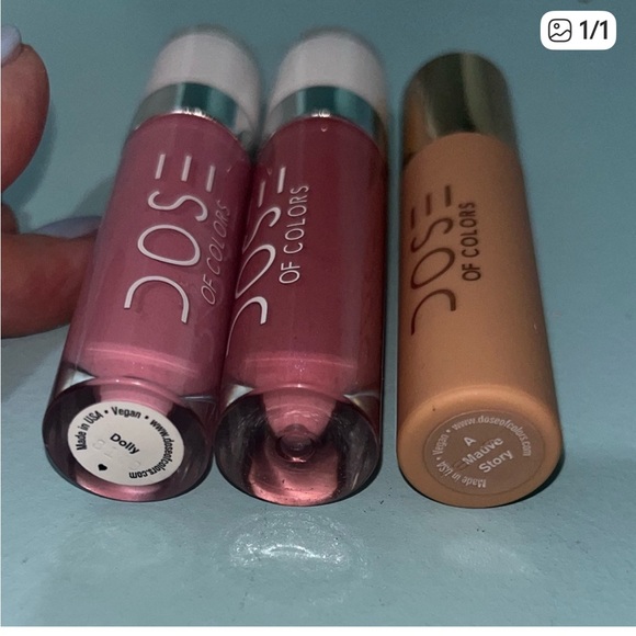 Lipgloss & Dose of Colors Lipstick Lot